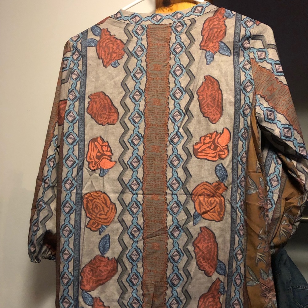 Never worn! Brand new Silky style button down